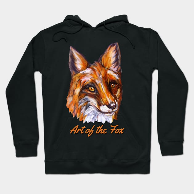 Art of the Fox Hoodie by candimoonart